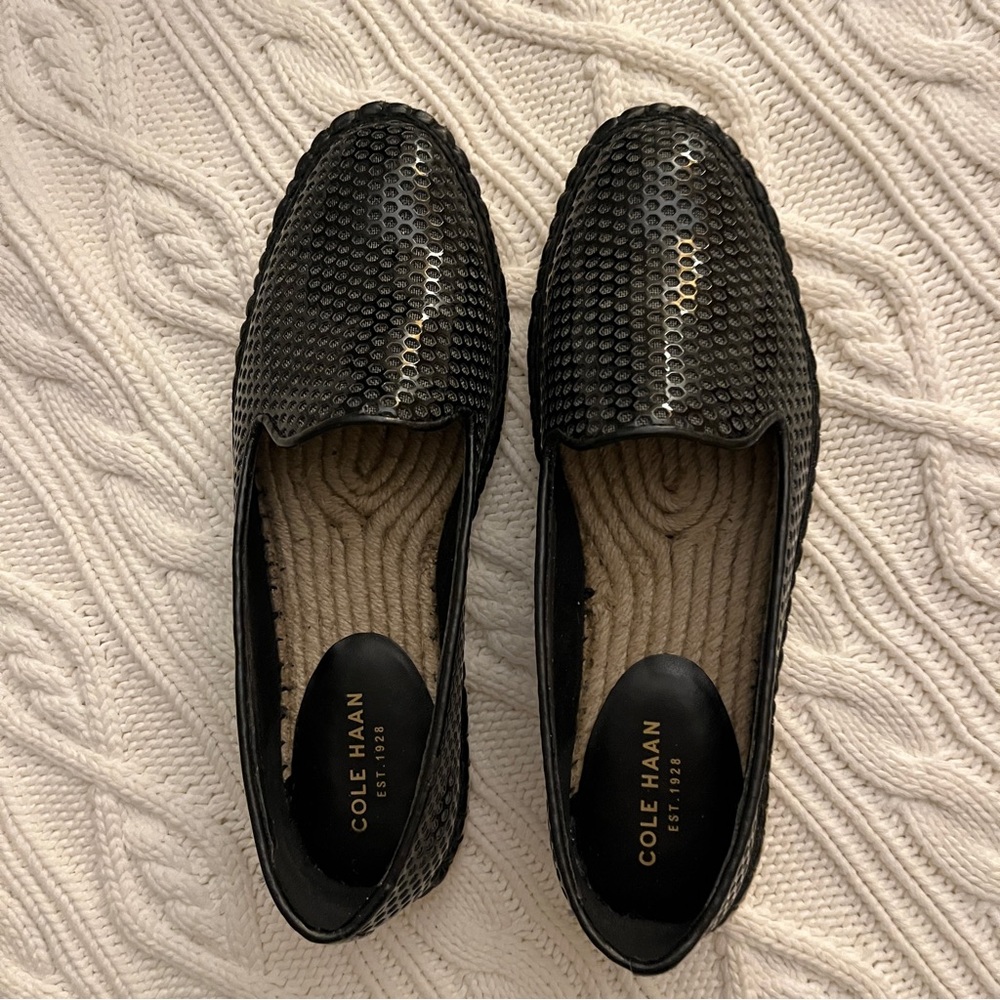 Cole Haan Rielle Black Espadrilles